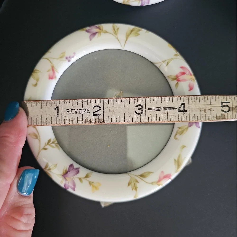 Trio Of Vintage Mikasa Bone China Floral 4.25